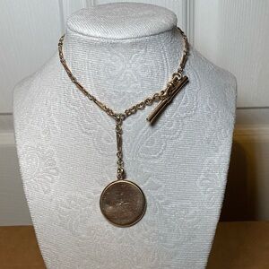 Antique Gold-Filled Watch Necklace with Locket | R.F.S. & Co. | c. 1900